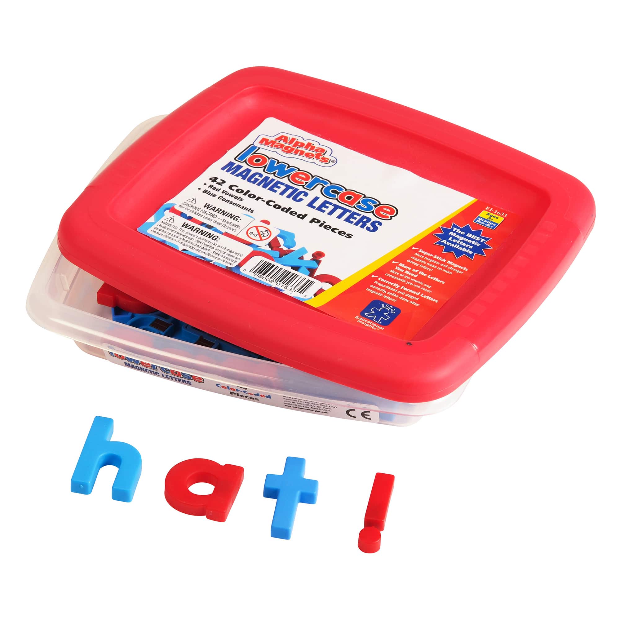 Educational Insights Color-Coded Lowercase AlphaMagnets